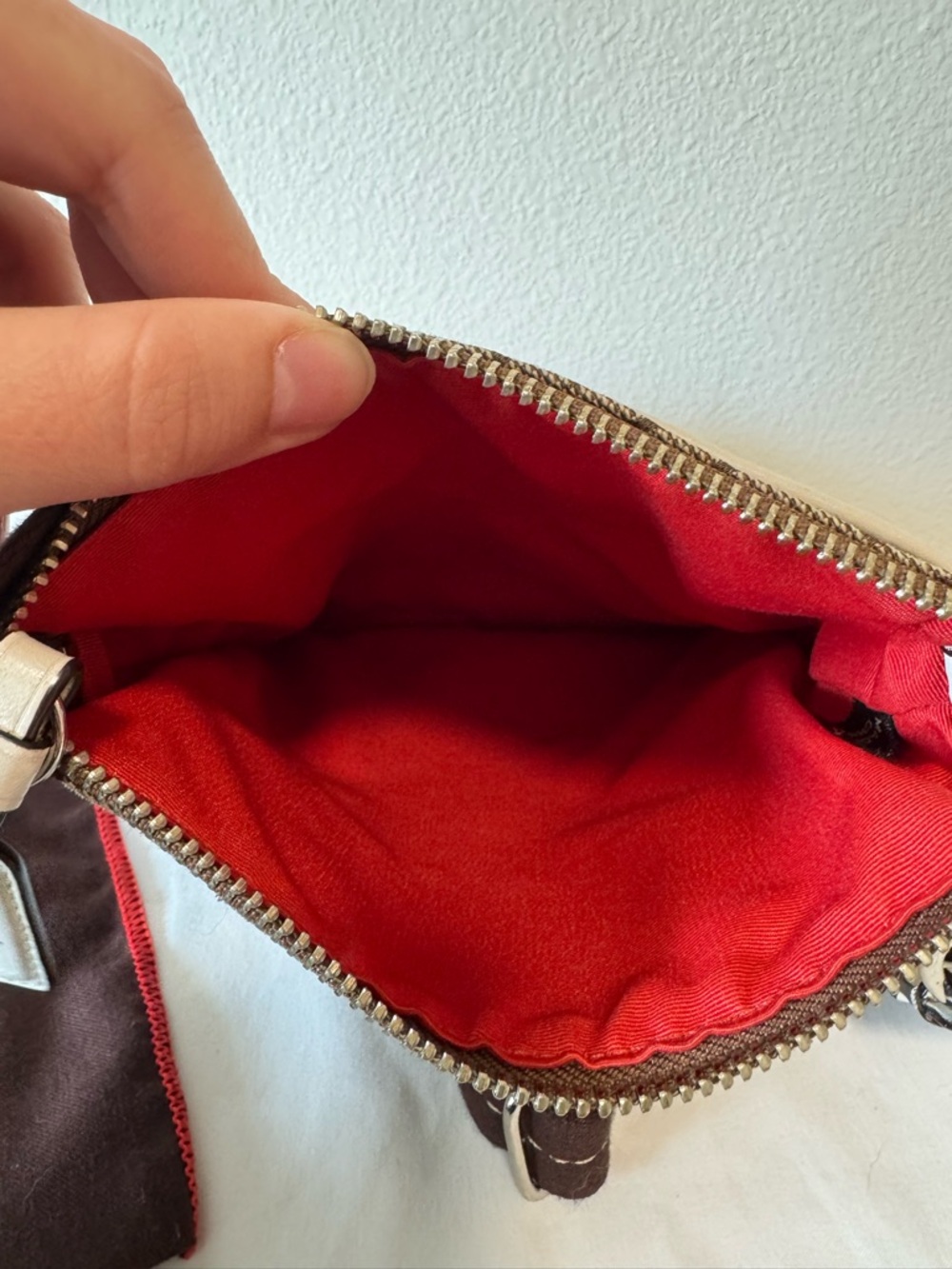Coach Beige Signature Crossbody Bag - Picture 6 of 6